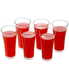 Stylish plastic juicy glasses set