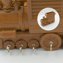 Key holder shaped like a train for home decor