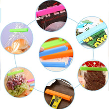 Food, Snack Pouch Bag Clip Sealer for Keeping Food Fresh for Home Kitchen | Plastic Camping Snack Air Tight Seal Bag Clips |Packet Vacuum Sealers Clip| (18 Pc Set)