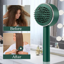 Air cushion massage brush with handle