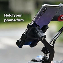 Bike phone mount with metal stand