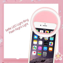 Phone Selfie Light Selfie Ring Light Selfie Light for Smartphone Selfie Light for Phone Battery Operated Selfie Ring Light (Battery Not Included)