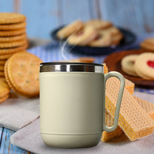 Stainless steel mug with lid, heat resistant, premium quality