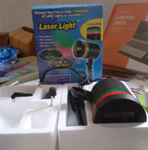 Laser light projector for various celebrations