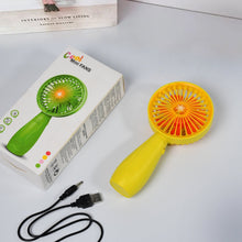 Rechargeable handheld mini fan