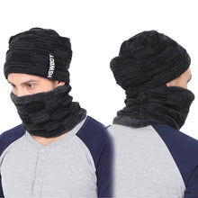 6066 Ultra Soft Unisex Woollen Beanie Cap Plus Muffler Scarf